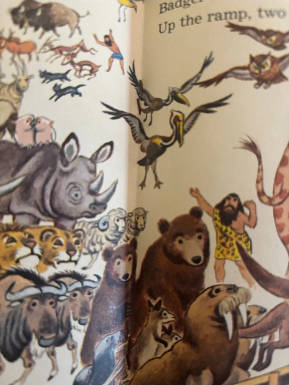 Vintage Disneyland Little Golden Book & Record Noah's Ark 1976